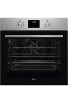 AEG BEX33501EM Stainless Steel Series 3000 72L Built In Single Multifunction Electric Oven