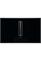 AEG CCE84751FB 
83cm New Double Bridge Hob with Extractor, RECIRCULATION MODEL ONLY, Touch on Glass