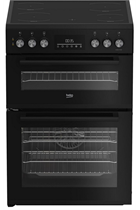 Beko EDC6731K 60cm Black Double Oven Electric Cooker 