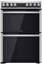 Hotpoint HDM67V8D2CX/UK Electric Double Cooker - Inox