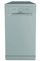Hotpoint Slimline HF9E 1B19 S UK Freestanding Dishwasher - Silver