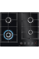 AEG HKB64450NB 
60cm Flamelight, Gas on glass hob, StepPower controls, LED display with minute minde