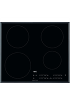 AEG IKB64401FB 
60cm Induction Hob, 4 Cooking Sections, Hob2Hood, DirekTouch Controls, Frameless (Sl