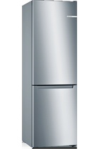 KGN33NLEBG, Free-standing fridge-freezer with freezer at bottom