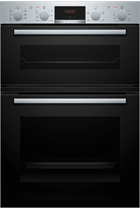 Bosch MBA533BS3B Series 4 Built In Electric Double Oven Stainless Steel