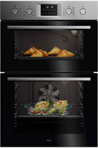 AEG OU5CP40M Stainless Steel 6000 Series 61L Built-Under Double Electric Oven 