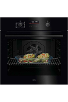 AEG OU5PB40XK Black Series 5000 59.6cm Built In Pyrolytic Single Oven with SteamBake