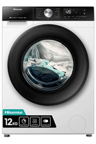 Hisense WF3S1243BW3 White 3S Series 12kg 1400rpm WiFi Steam Washing Machine