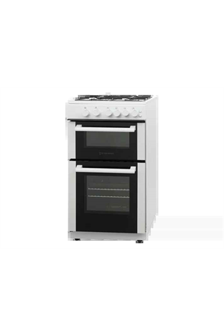 White Knight ATTCG50W White 50cm Twin Cavity Gas Cooker