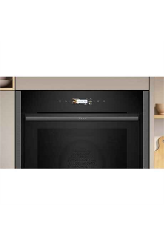 NEFF B54CR31G0B Graphite Built-In Electric Double Oven With Slide & Hide