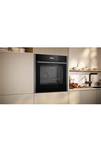 NEFF B54CR31G0B Graphite Built-In Electric Double Oven With Slide & Hide