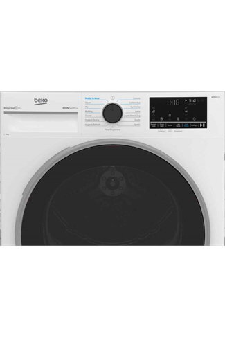 Beko B5T4923NIW White 9kg Heat Pump Tumble Dryer with IronFinish