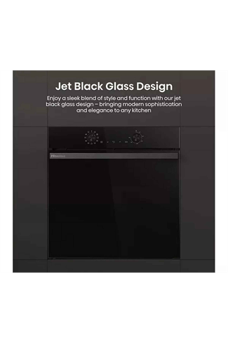 Hisense BI622ABPGUK 77L Built In Electric Single Oven Jet Black