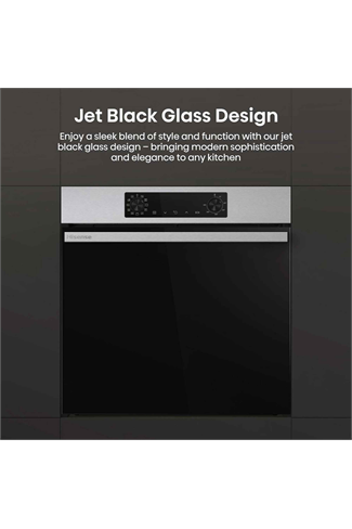 Hisense BI622AXPGUK Black & Stainless Steel 59.5cm Built In Electric Single Oven