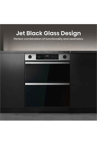 Hisense BUD714221CX 92L Built Under Electric Double Oven Stainless Steel