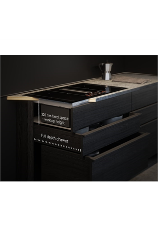 AEG CCE84751FB
83cm New Double Bridge Hob with Extractor, RECIRCULATION MODEL ONLY, Touch on Glass