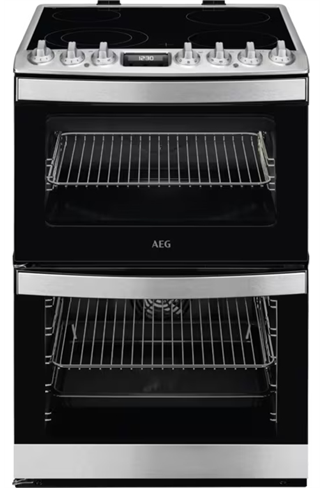 AEG CCX1530ACM Stainless Steel Built-In Double Oven Electric Cooker