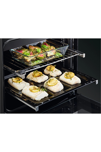 AEG CCX1530ACW 55cm White Double Oven Electric Cooker