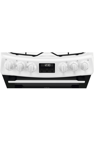 AEG CGX1130ACW 55cm White Double Oven Gas Cooker