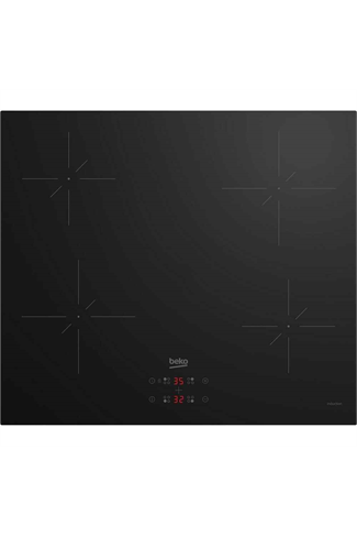 Beko CIHYQI21B 59cm Black Built-In Induction Hob
