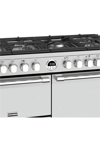 Stoves Sterling S1000DF 100cm Stainless Steel Dual Fuel Range Cooker