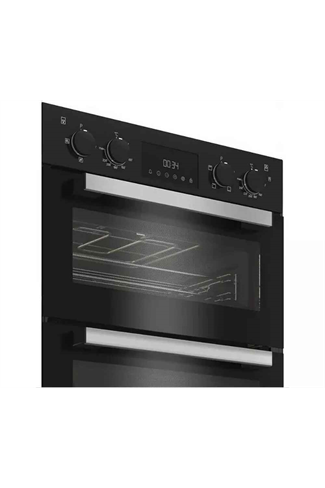 Hotpoint 89cm Built In Double Fan Oven with Enamel Liners