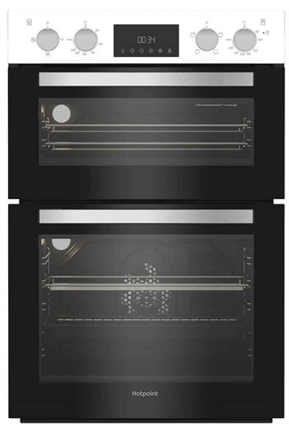 Hotpoint DIH10DW White 89cm Built In Electric Fan Double Oven