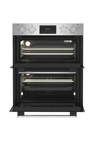 Hotpoint DUH12D1IX Stainless Steel 71cm Built Under Electric Fan Double Oven
