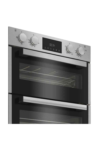 Hotpoint DUH12D1IX Stainless Steel 71cm Built Under Electric Fan Double Oven