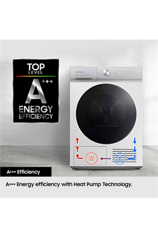 Samsung DV90CGC0A0AEEU White 9kg Heat Pump Tumble Dryer A Rated