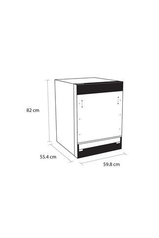 Schonhaus DWSI0115FSB Integrated 15 Place Settings Dishwasher