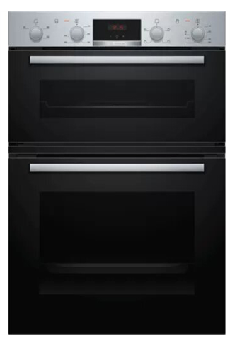 Bosch Serie 2 MHA133BR0B Stainless Steel Built-In Electric Double Oven