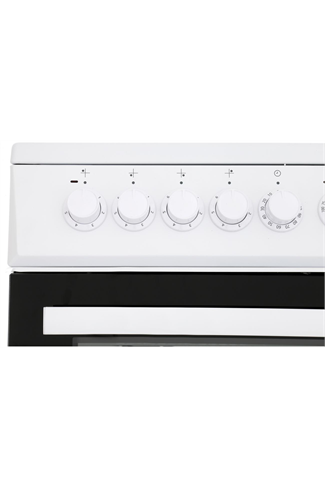 Beko EDVC503W 50cm White Double Oven Electric Cooker 
