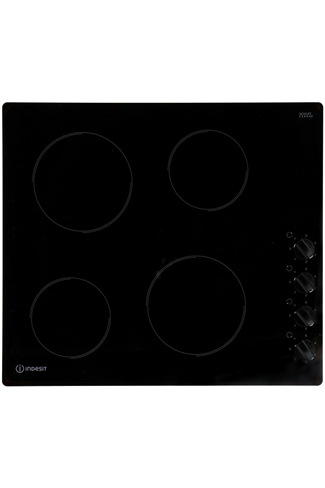 Indesit Aria RI860C 58cm Black Built-In Ceramic Hob