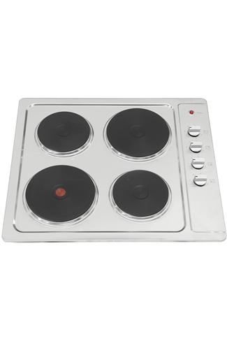 Montpellier SP601X 60cm Stainless Steel Built-In Soild Plate Hob