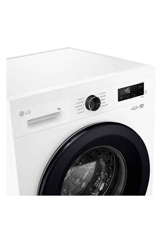 LG F4X1009NWK White 9kg 1400 Spin Steam Washing Machine A Rated