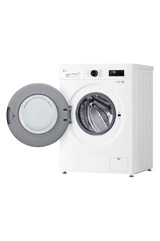 LG F4X1009NWK White 9kg 1400 Spin Steam Washing Machine A Rated