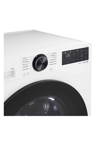 LG F4X5011TWB 11kg 1400 Spin Washing Machine White A Rated
