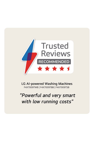 LG F4X7009TBB Black 9kg 1400 Spin Washing Machine