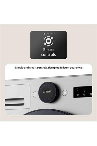 LG F4X7009TWB White 9kg 1400 Spin Washing Machine