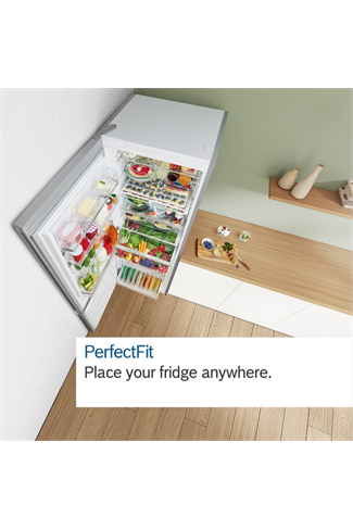 Bosch Serie 4 KGN362LDFG 60cm Stainless Steel 70/30 Frost Free Fridge Freezer