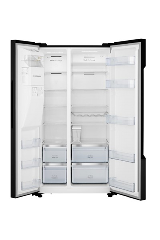 Hisense RS694N4TBE 535L Black American Style Fridge Freezer