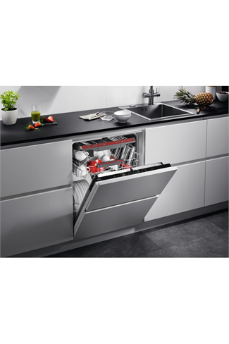 AEG FSS64907Z
Fully integrated dishwasher, 14ps, C, 44dB, full width cutlery drawer, Quick Select c