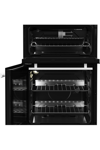 Beko EDG507W 50cm White Twin Cavity Gas Cooker