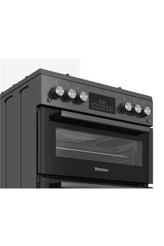 Blomberg GGRN655N 60cm Anthracite Double Oven Gas Cooker