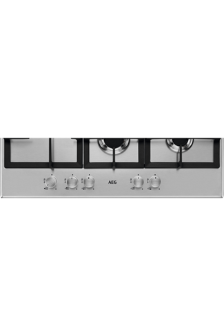 AEG HGB75500SM 74cm Stainless Steel Built-In Gas Hob