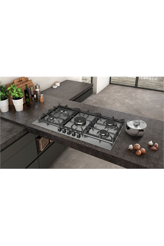 NEFF N70 T29DS69N0 92cm Stainless Steel Built-In Gas Hob
