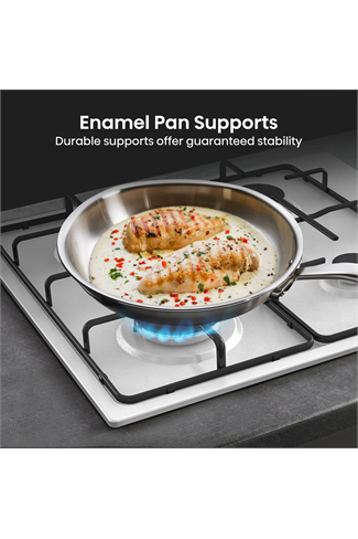 GM642XHS 60cm Gas Hob - Stainless Steel