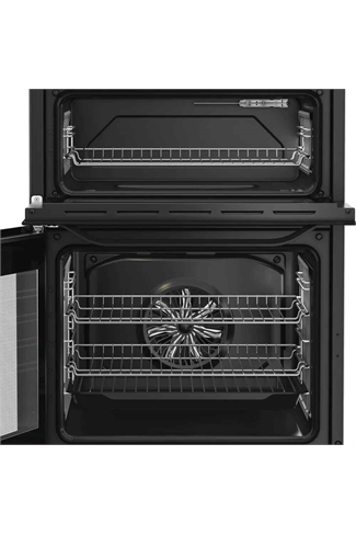 Hotpoint HDD6GDC2B1 60cm Freestanding Dual Fuel Double Cooker Black