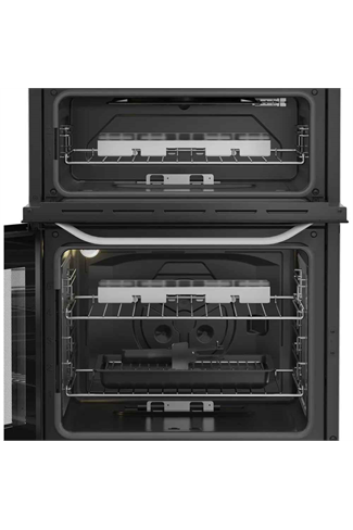 Hotpoint HDG6GDCW White 60cm Freestanding Gas Double Cooker with Glass Lid